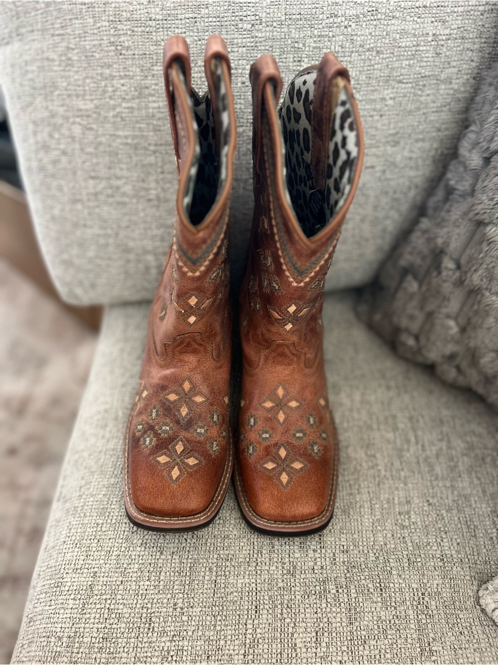 Women’s Laredo Jossie Brown Embellished Western Boots